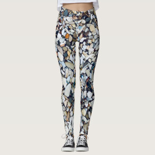 Strand stenen kiezels leggings