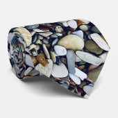 Strand stenen kiezels stropdas (Opgerold)