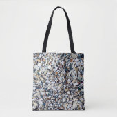 Strand stenen kiezels tote bag (Voorkant)