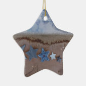 Strand Sterren Keramisch Ornament (Rechts)