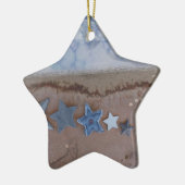 Strand Sterren Keramisch Ornament (Links)