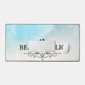 Strand strandverslaafde bureaumat (Keyboard & Muis)