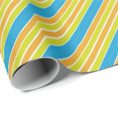 Strand Strepen Cadeaupapier (Rol Hoek)