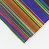 Strand Strepen Fleece Deken (Hoek)