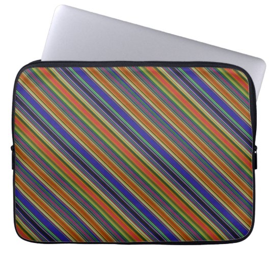 Strand Strepen Laptop Sleeve (Voorkant)