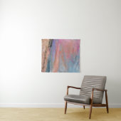 Strand Sunset Bliss Roze Shoreline Schilderij Wandkleed (In Situ (horizontaal))