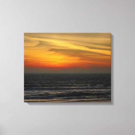 strand Sunset Canvas (Voorkant)