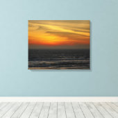 strand Sunset Canvas Afdruk (Insitu (Houten vloer))