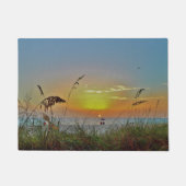 Strand Sunset Door Mat (Voorkant)