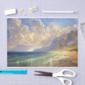 Strand Sunset Moody Landschap Schilderij Decoupage Tissuepapier (Craft)