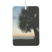 Strand Sunset Palm Tree Auto Luchtverfrisser (Voorkant)