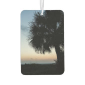 Strand Sunset Palm Tree Auto Luchtverfrisser (Achterkant)