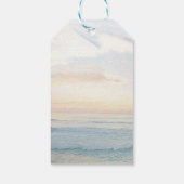 Strand Sunset Seaside / Oceanside bruiloft Cadeaulabel (Achterkant)