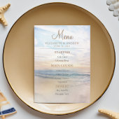 Strand Sunset Seaside / Oceanside bruiloft Menu
