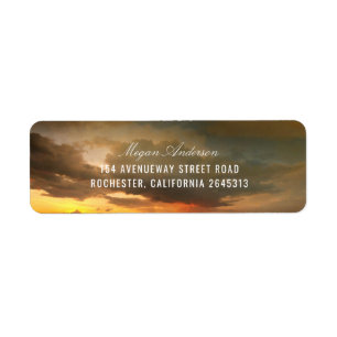 Strand Sunset Sky Romantische bruiloft Etiket