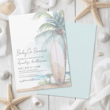 Strand Surf Baby Aan Boord Zomer Baby Borrel