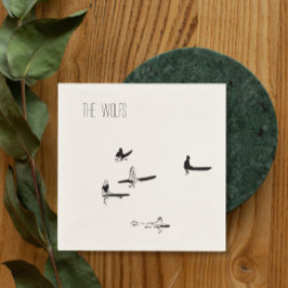 Strand Surfen bruiloft cocktail servet