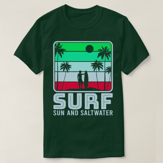 Strand Surfen Kitesurfen Wakeboarden Surfer 2 T-shirt (Design voorkant)