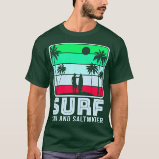 Strand Surfen Kitesurfen Wakeboarden Surfer 2 T-shirt