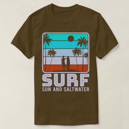 Strand Surfen Kitesurfen Wakeboarding Surfer 20 T-shirt (Design voorkant)