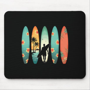 Strand Surfer Surfen Hawaiaanse Surfplank Gebruike Muismat