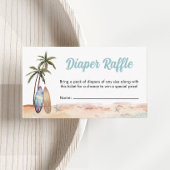 Strand Surven Boards Luier Raffle Baby shower Informatiekaartje