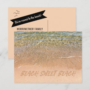 Strand Sweet Beach! Briefkaarten voor adreswijzigi