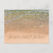 Strand Sweet Beach! Briefkaarten voor adreswijzigi (Voorkant)