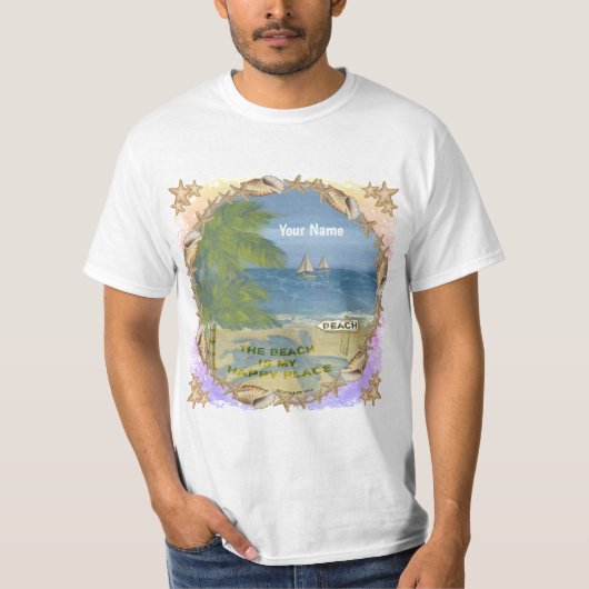 Strand t-shirt (Voorkant)