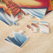 strand Tattoo Pinup Legpuzzel (Zijkant)
