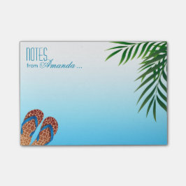 Strand Teenslippers gepersonaliseerd Post-it® Notes