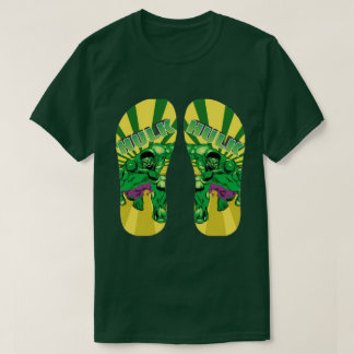 Strand teenslippers t-shirt