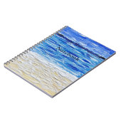 Strand Textuur Kunstprint Notitieboek (Linkerzijde)
