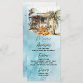 Strand Thanksgiving Flat Menu (Voorkant / Achterkant)