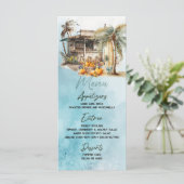 Strand Thanksgiving Flat Menu (Staand voorkant)