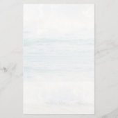 Strand thema Baby Abc's baby shower spel (Achterkant)