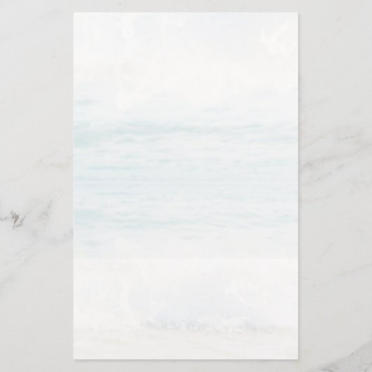 Strand thema Baby Abc's baby shower spel (Achterkant)