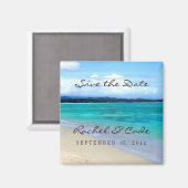 Strand Thema Bewaar de datum magneten (Voorkant / Achterkant)