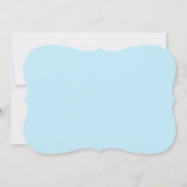 Strand thema bruids douche uitnodiging burlap look (Achterkant)