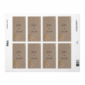 Strand Thema Bruiloft Favor Labels (Full Sheet)