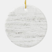Strand Thema Bruiloft Hout Graan Keramisch Ornament (Achterkant)