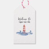 Strand Thema - Cape Code Custom Gift Labels Cadeaulabel (Voorkant)