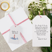 Strand Thema - Cape Code Hulpbron Geschenklabels Cadeaulabel