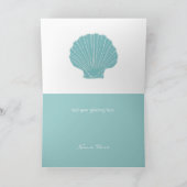 Strand Thema Dankkaarten Bedankkaart (Binnen)