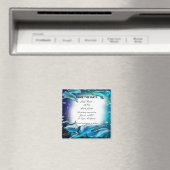 Strand Thema Dolfijn Bruiloft Save The Date Magnet (Insitu (Vaatwasser))
