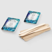 Strand Thema Dolfijn Trouwprogramma Fans Handwaaier (Niet-gemonteerd)