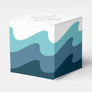 Strand thema Favor Dozen - Blue Wave Bedankdoosjes