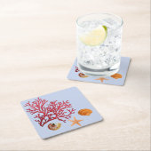 Strand thema feest onderzetters (Insitu)