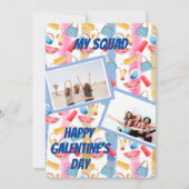 Strand thema Foto Galentine's Day Kaart (Voorkant)