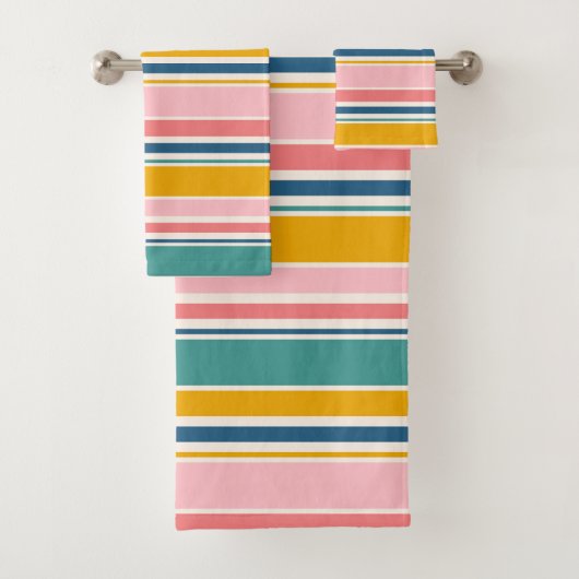 Strand thema kleur strepen bad handdoek (Insitu)